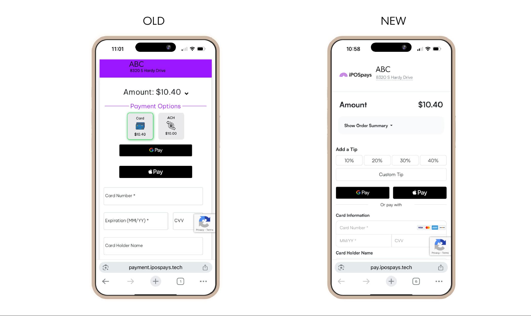 Send Payment Link on a Smartphone